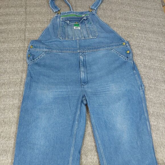 Liberty Men's Size 46x28 (52x27) Denim Bib Overalls READ - Picture 4 of 10